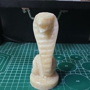 Sunstone Cobra Serpent Snake Carving